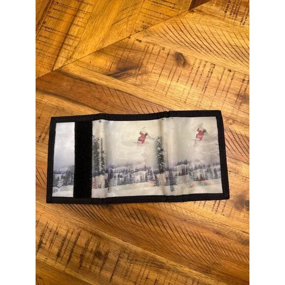 Vintage Rusty Brand surf ski Velcro wallet